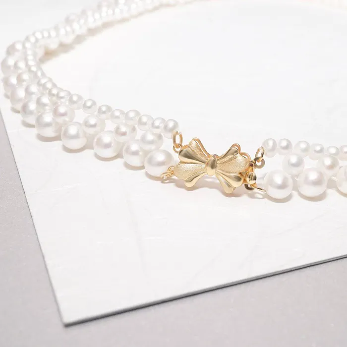 Elegant Freshwater Pearl Necklace WN00190 Pearly Lustre Necklaces