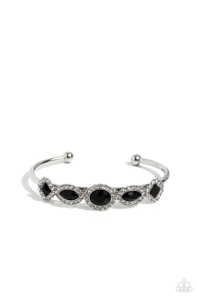 Bracelets Paparazzi Jewelry Paparazzi Bracelet Simmer on GLOW Black Bracelets Paparazzi Jewelry Paparazzi Bracelet Simmer on GLOW Black