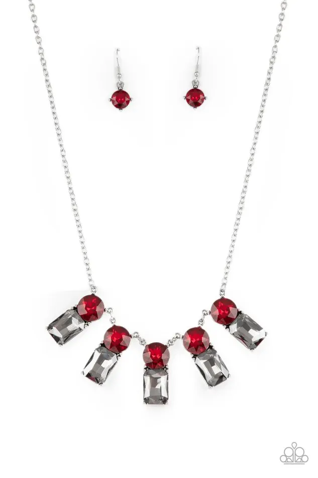 Paparazzi Jewelry Necklaces Paparazzi Necklace Celestial Royal Red Paparazzi Jewelry Necklaces Paparazzi Necklace Celestial Royal Red