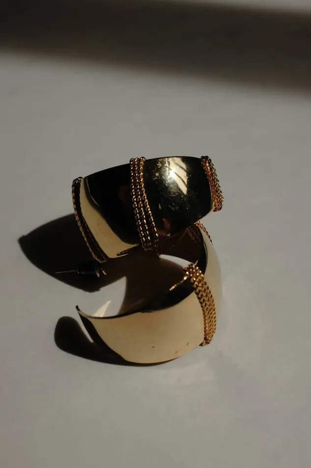 PreStyled Sets collectionno2 0033BOLD GOLD HOOPS