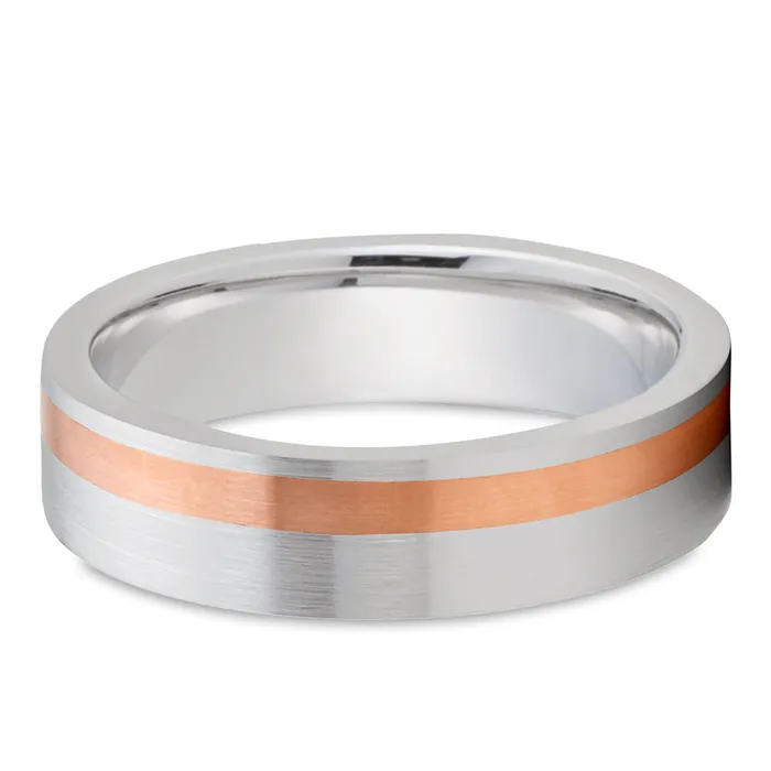 Rings Clean Casting Jewelry Rose Gold Wedding Ring White Gold Ring Matte Finished Ring 14k Rose Gold Ring Band